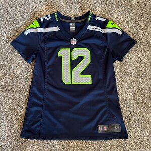 EUC Nike NFL On-Field Women's Seattle Seahawk Jersey Size M